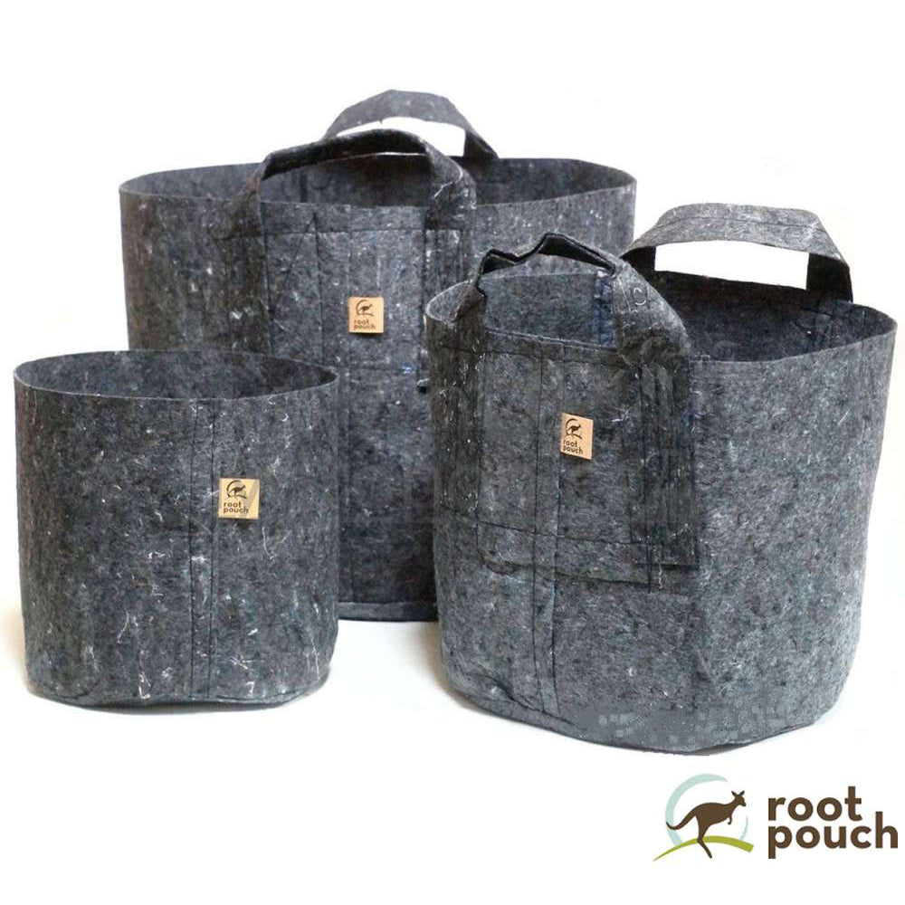 Root Pouch Grey Fabric Pots - Hull Hydroponics – Garden Supplies