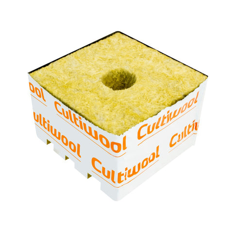 Cultiwool 100mm (4") Cube with Small Hole (28/35)