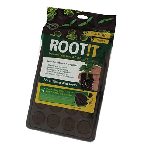 ROOT!T Natural Sponges 24 cell filled trays