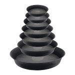 Round Saucer - Black - Hull Hydroponics
