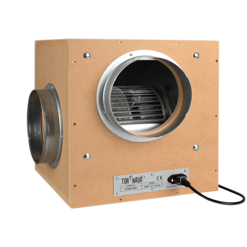 TORNADO Acoustic Wooden Box Fan 250mm 2500m3 | Hull Hydroponics ...