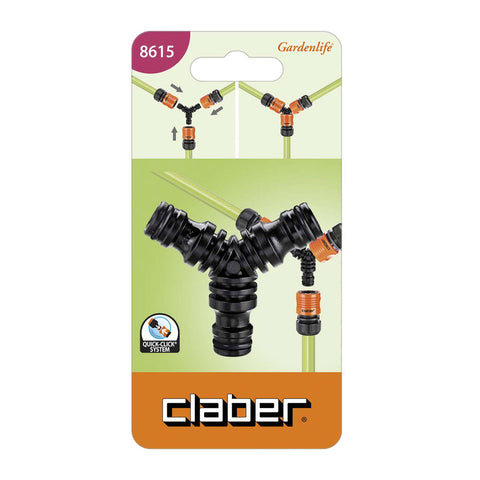 Claber Three Way Connector 8615