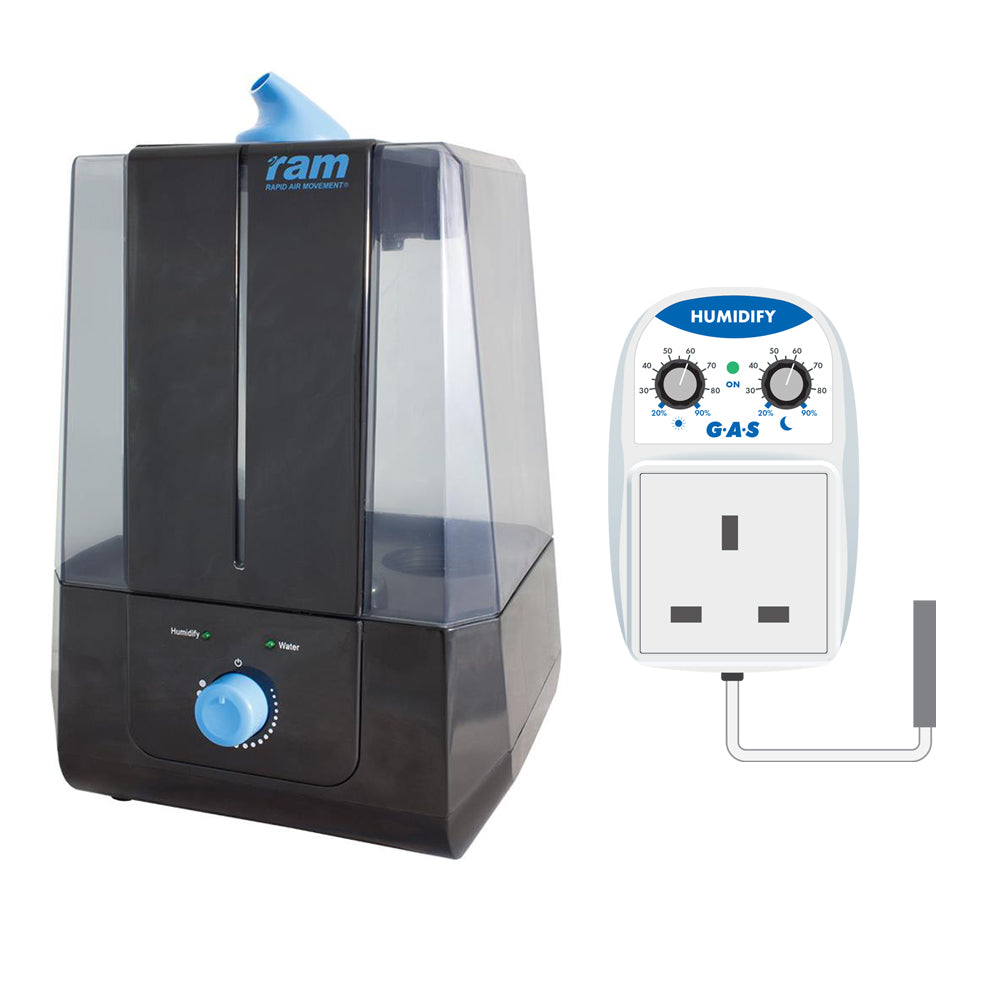 RAM Ultrasonic Humidifier 5L & Humidity Controller Kit - Hull ...